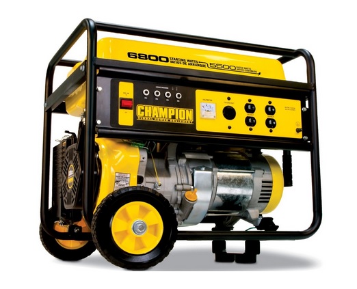 Champion Power Equipment 41135 6,800 Watt 338cc 4-Stroke Gas Powered Portable Generator (CARB Compliant)