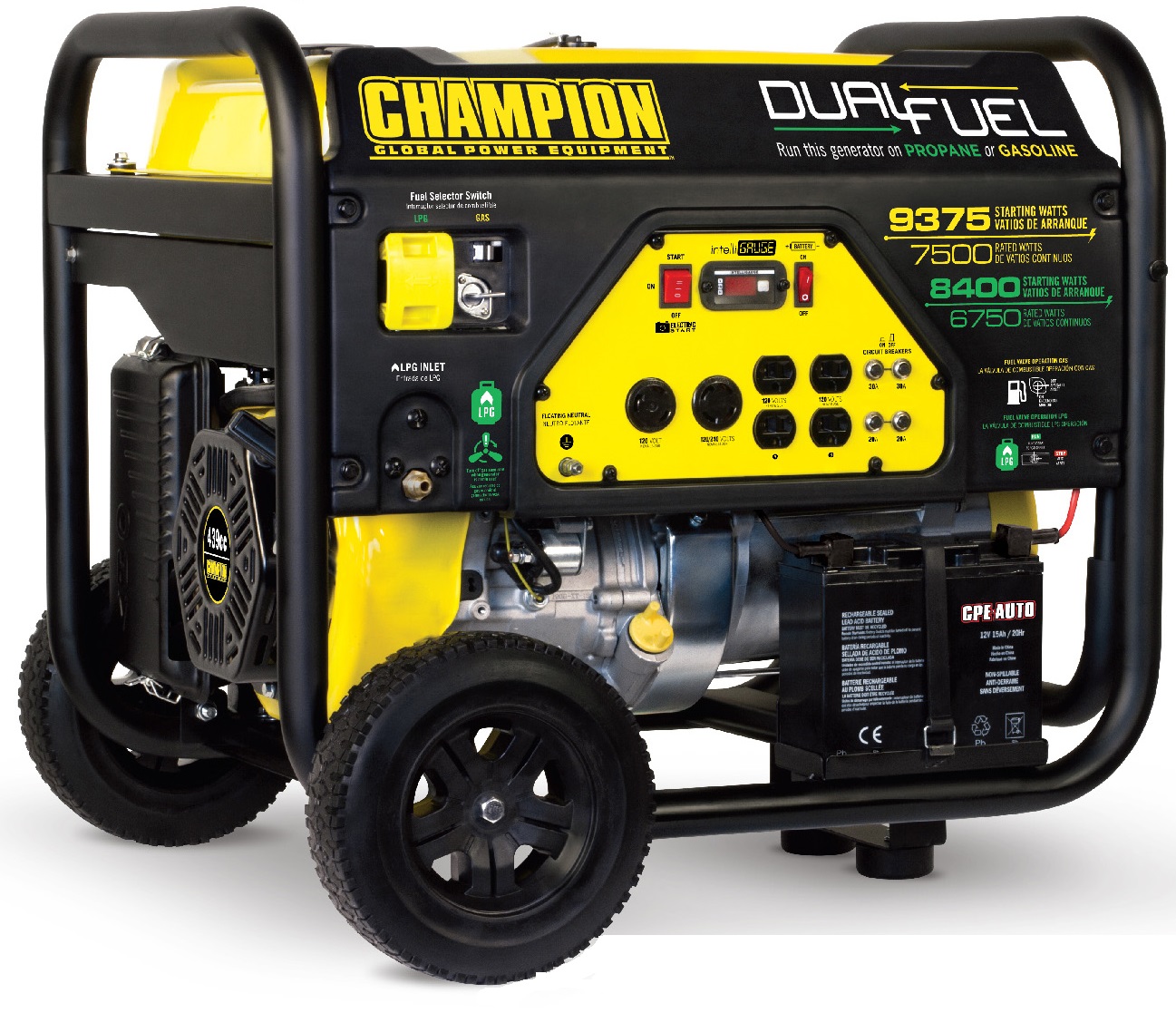 Champion Dual Fuel Generator Generator Gator Generator Gator